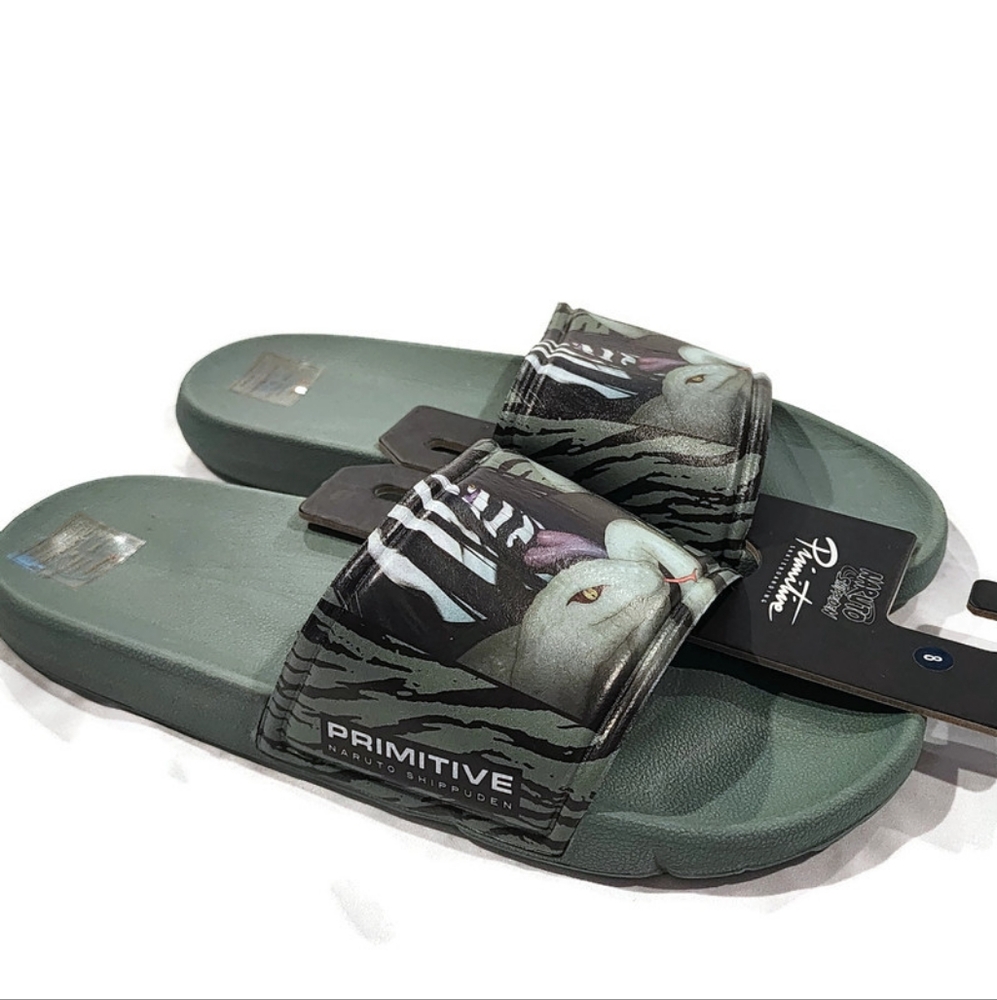 2 for $10 New PRIMITIVE x NARUTO Slip On Serpent Sandals 8